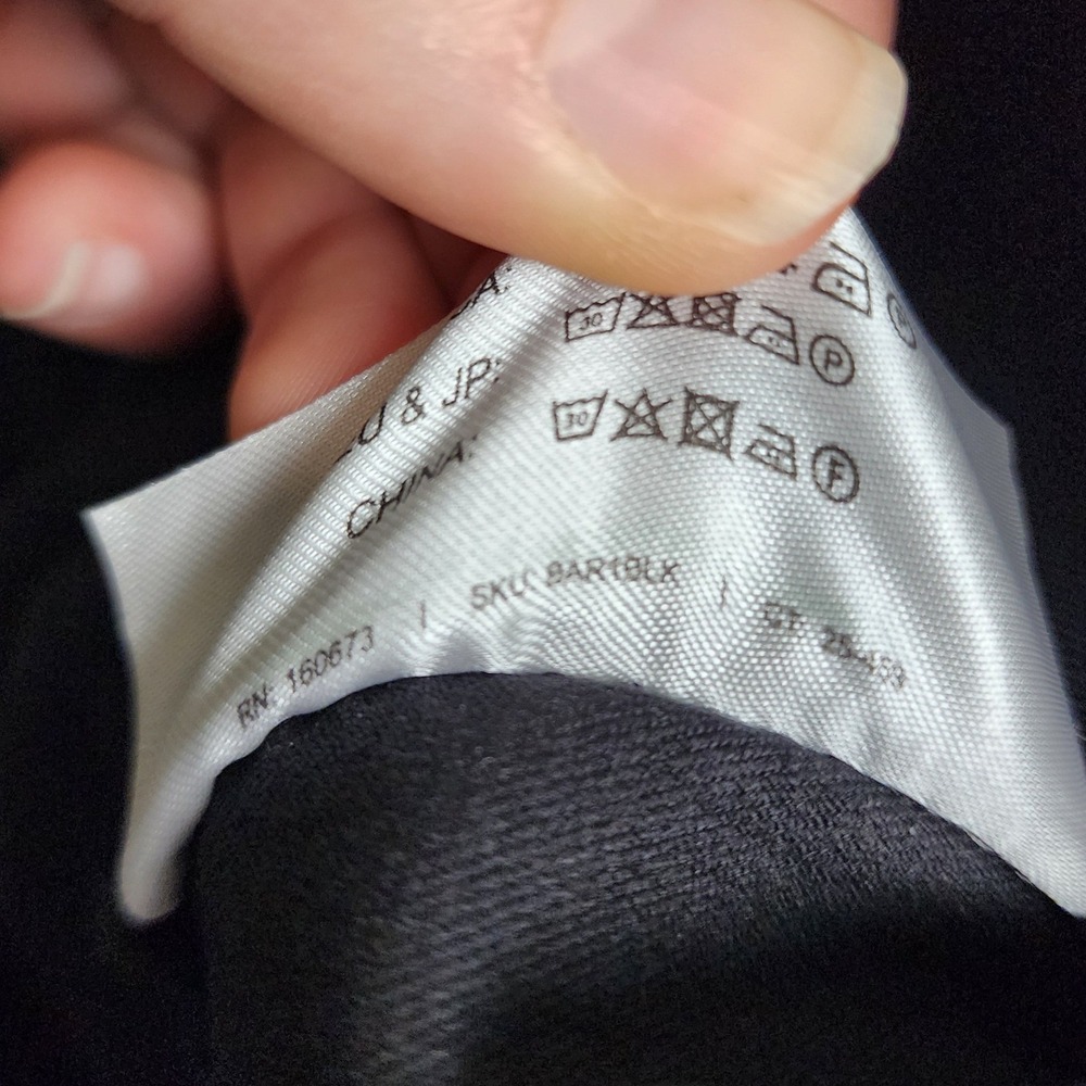 MM LaFleur Womens The Bari Barrel-Leg Jean Size 14 Black Eco Better Than Denim‎ - Picture 7 of 13